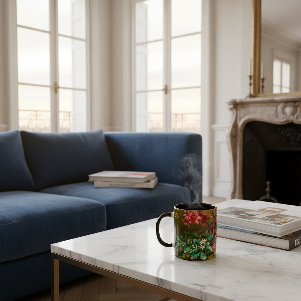 Still Life with Flowers (van Os) - Fine Art Ceramic Mug - Various Colours