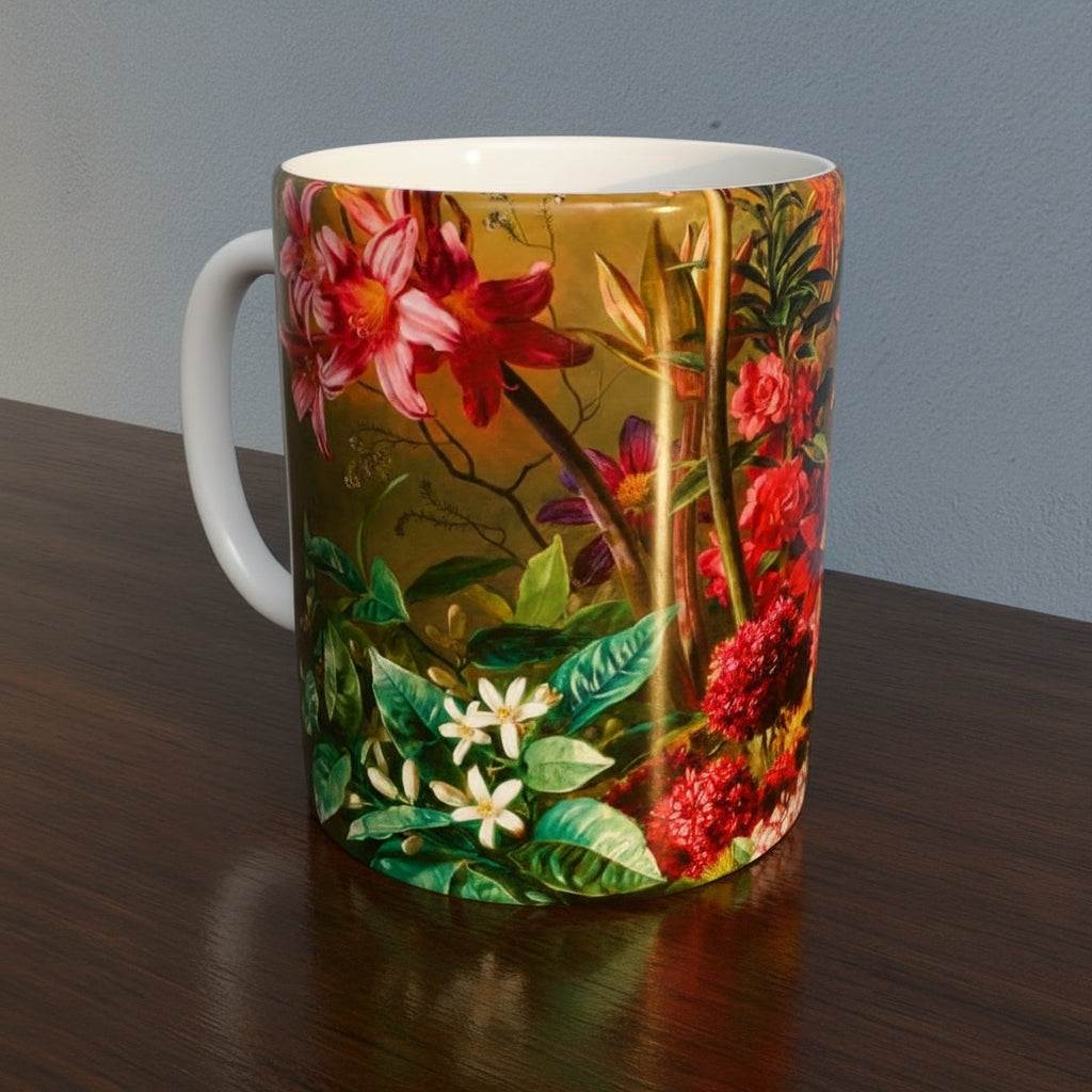 Still Life with Flowers (van Os) -  Fine Art Ceramic Mug - Various Colours