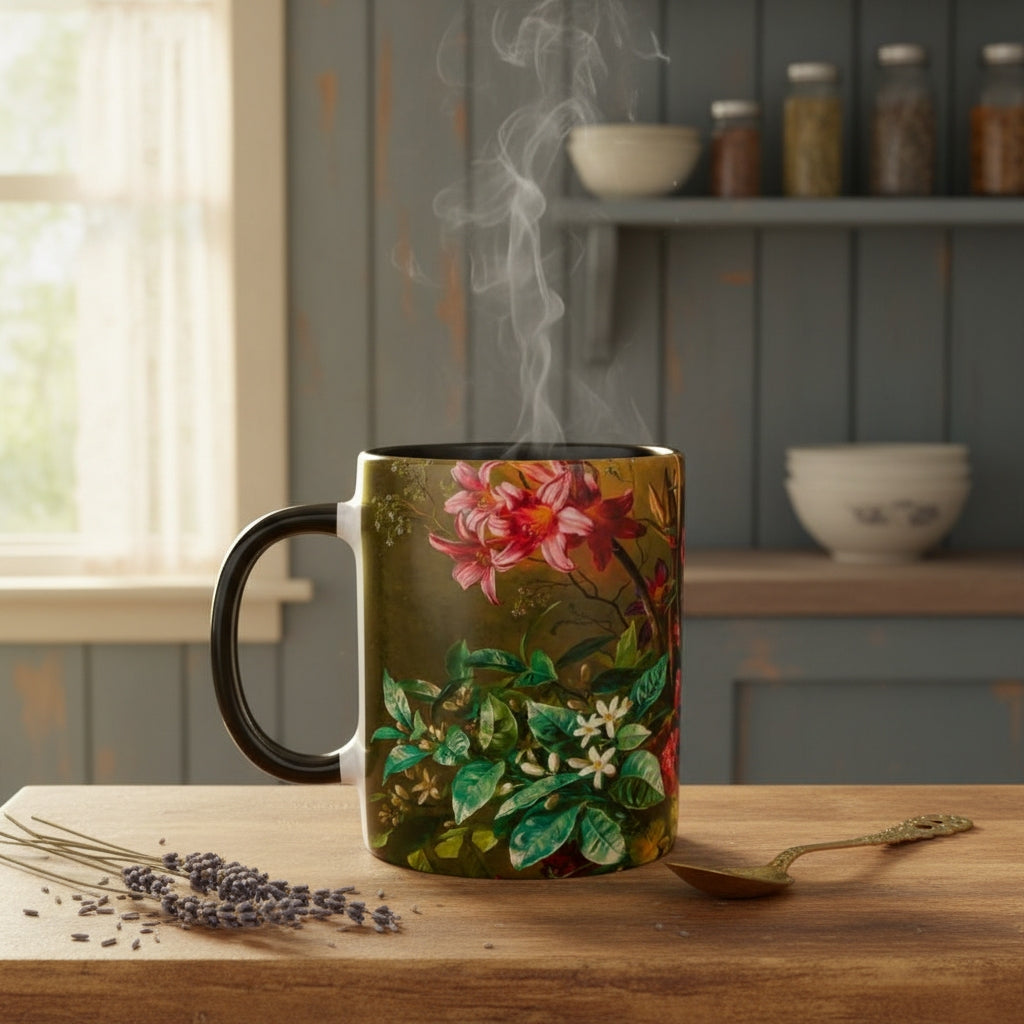 Still Life with Flowers (van Os) -  Fine Art Ceramic Mug - Various Colours