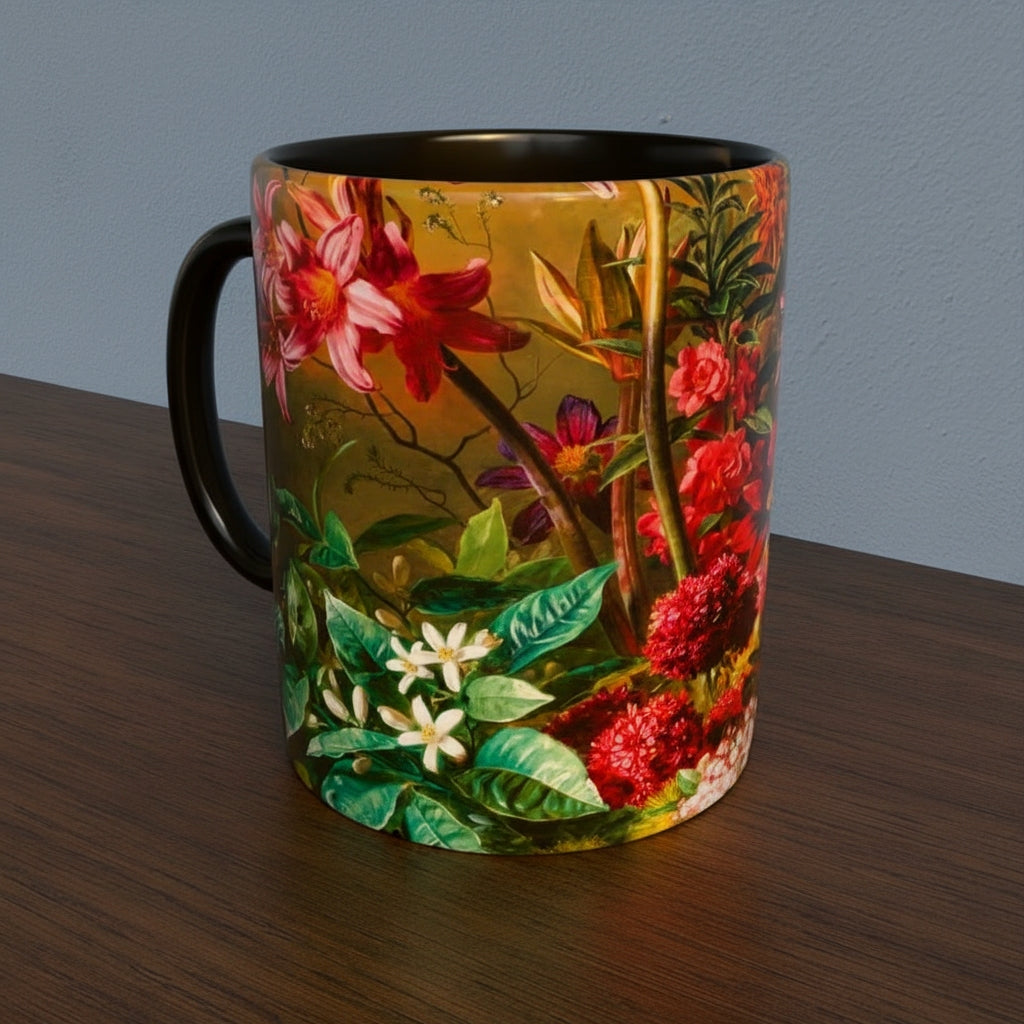 Still Life with Flowers (van Os) -  Fine Art Ceramic Mug - Various Colours