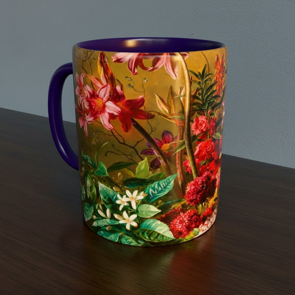 Still Life with Flowers (van Os) -  Fine Art Ceramic Mug - Various Colours